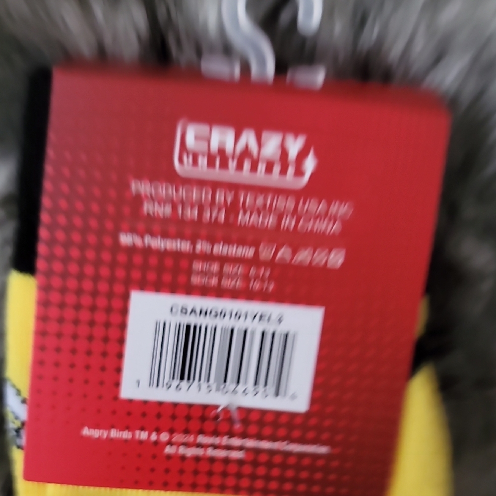 Casual Socks Yellow and Blue Crew Length - Picture 4 of 8